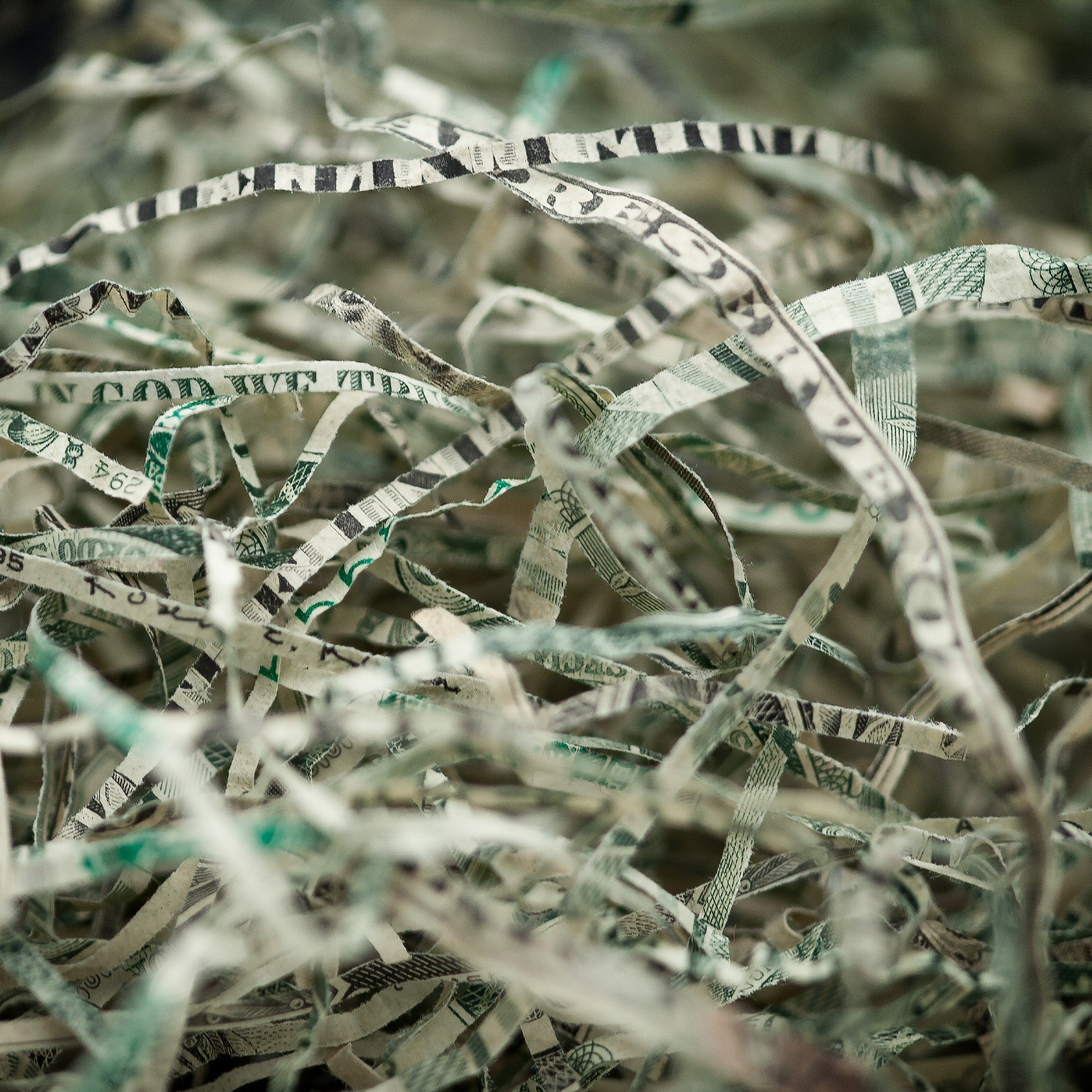 Shredded money