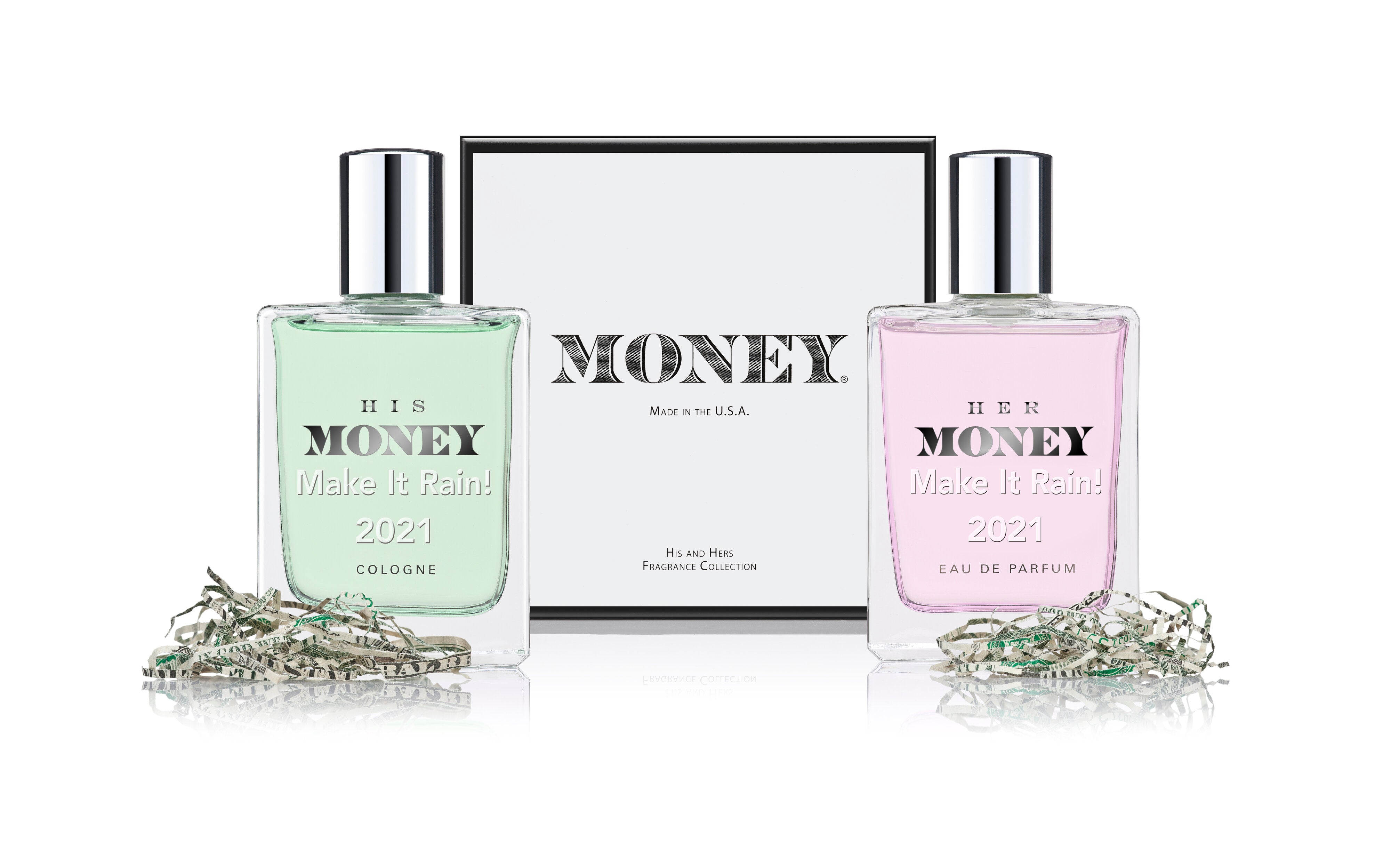 The Fragrance of Success Packed In Real Shredded Money